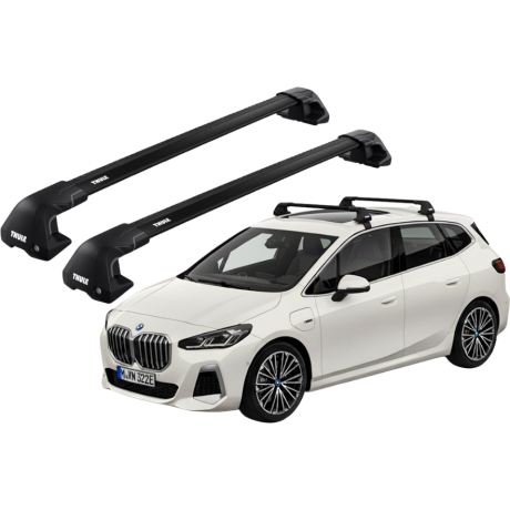 Barras THULE EDGE Flush para autos BMW 2-Series Active Tourer desde 2022 negro