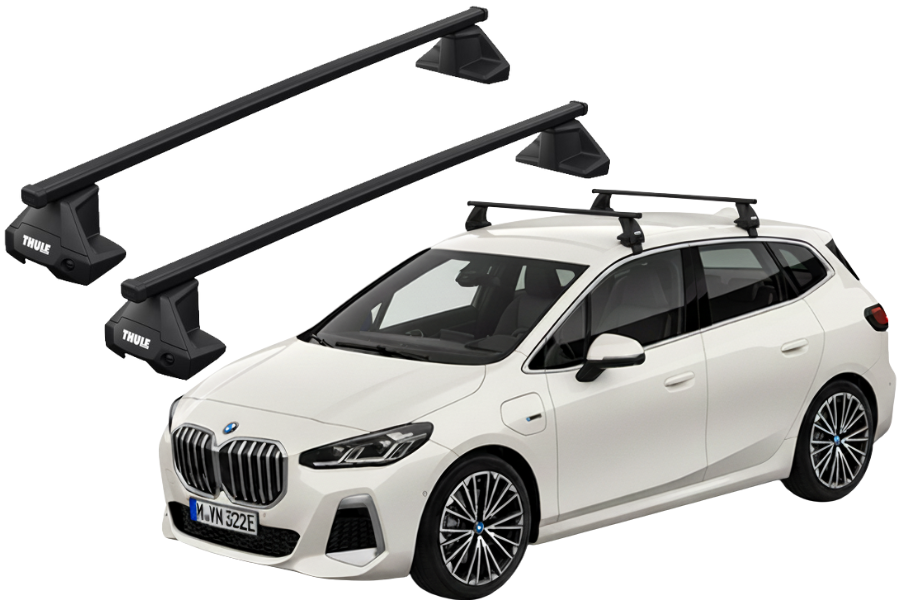 Barras THULE EVO SquareBar para autos BMW 2-Series Active Tourer desde 2022