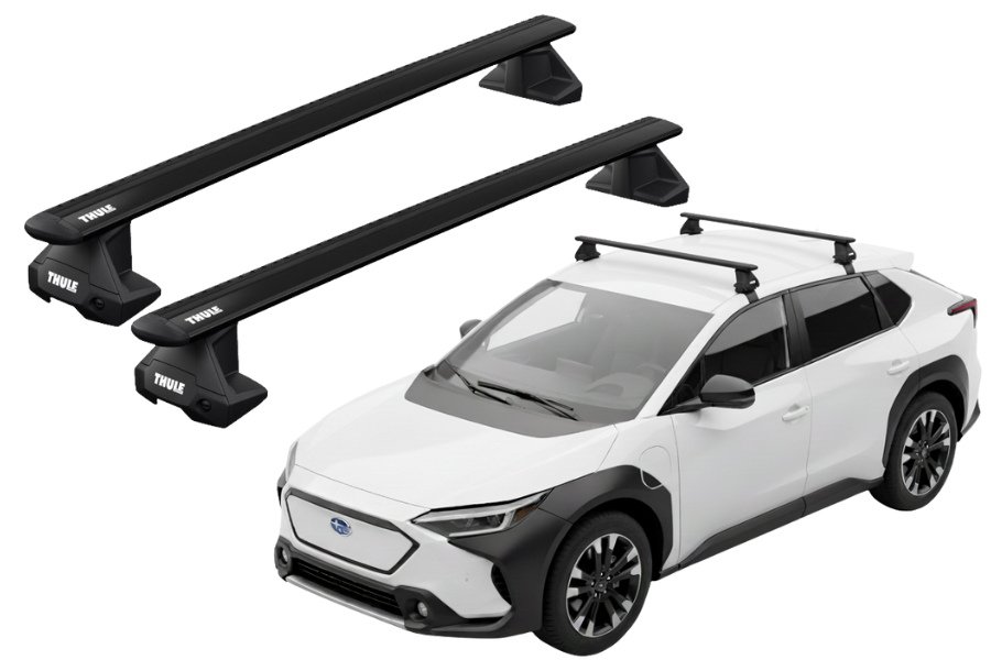 Barras THULE EVO WingBar para autos SUBARU Solterra desde 2022 negro