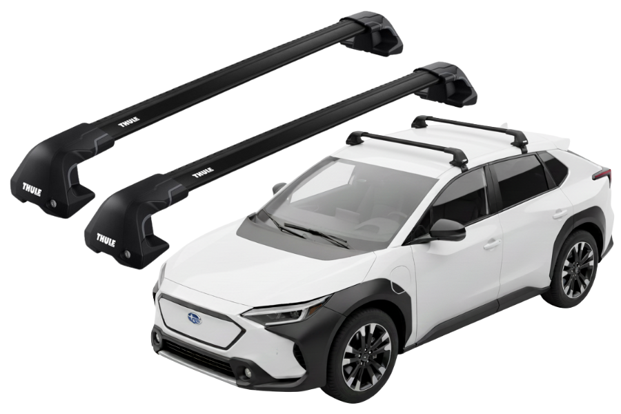 Barras THULE EDGE Flush para autos SUBARU Solterra desde 2022 negro