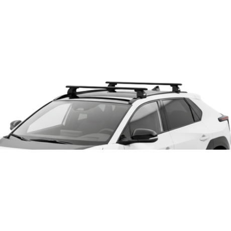 Barras THULE EVO WingBar para autos TOYOTA BZ4X desde 2022 negro