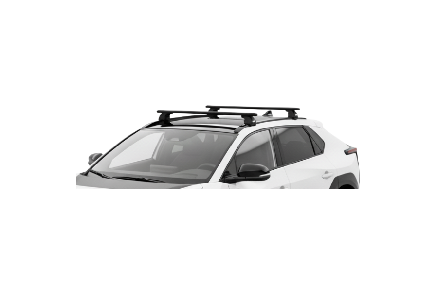 Barras THULE EVO WingBar para autos TOYOTA BZ4X desde 2022 negro