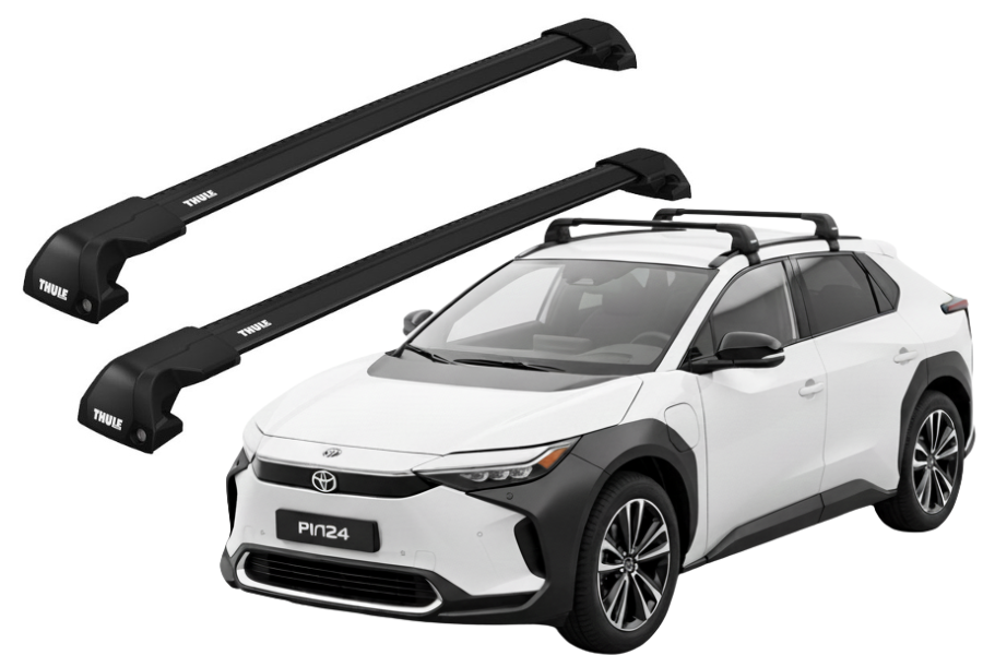 Barras THULE EDGE Flush para autos TOYOTA BZ4X desde 2022 negro