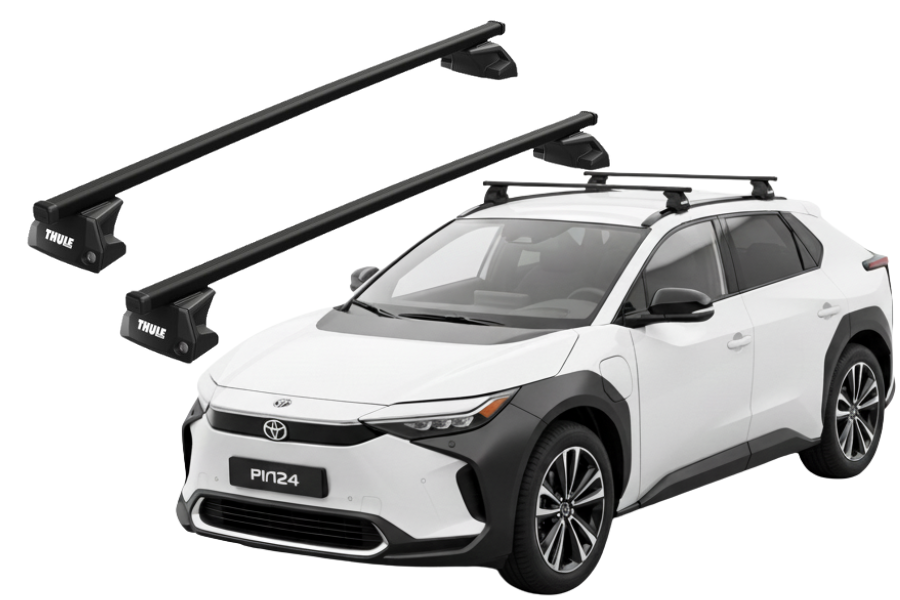 Barras THULE EVO SquareBar para autos TOYOTA BZ4X desde 2022