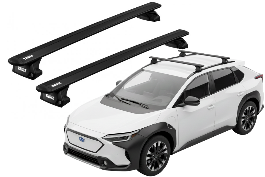 Barras THULE EVO WingBar para autos SUBARU Solterra desde 2022 negro