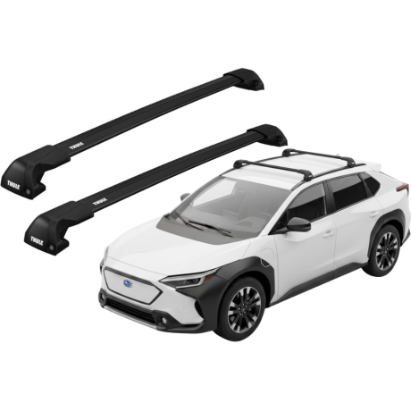 Barras THULE EDGE Flush para autos SUBARU Solterra desde 2022 negro