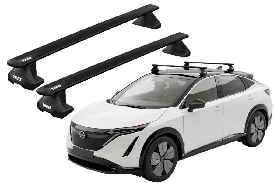 Barras THULE EVO WingBar para autos NISSAN Ariya desde 2021 negro