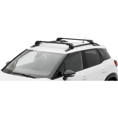 Barras THULE EDGE Flush para autos CITROEN C3 Aircross desde 2018 negro