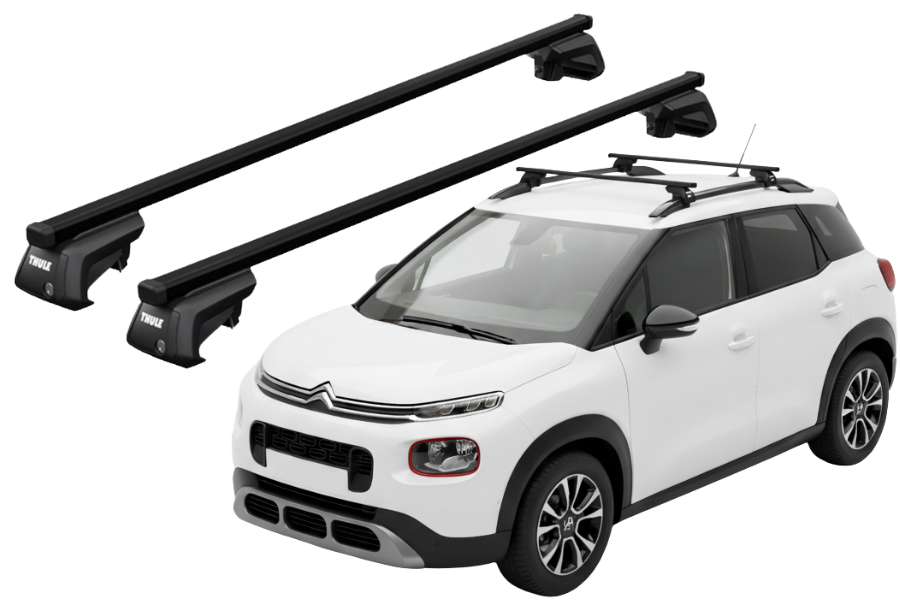 Barras THULE EVO SquareBar para autos CITROEN C3 Aircross desde 2018