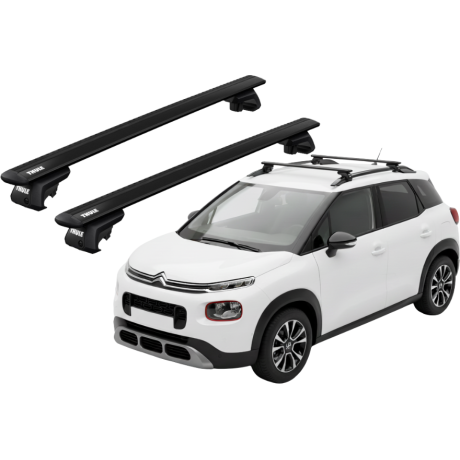 Barras THULE EVO WingBar para autos CITROEN C3 Aircross desde 2018 negro