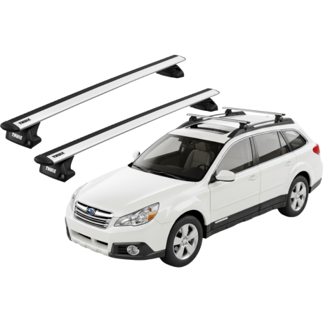 Barras THULE EVO WingBar para autos SUBARU Outback 2009 a 2014