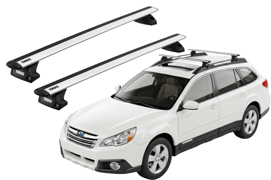 Barras THULE EVO WingBar para autos SUBARU Outback 2009 a 2014