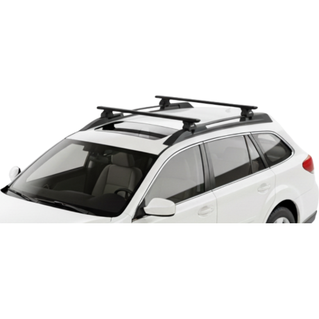 Barras THULE EVO WingBar para autos SUBARU Outback 2009 a 2014 negro
