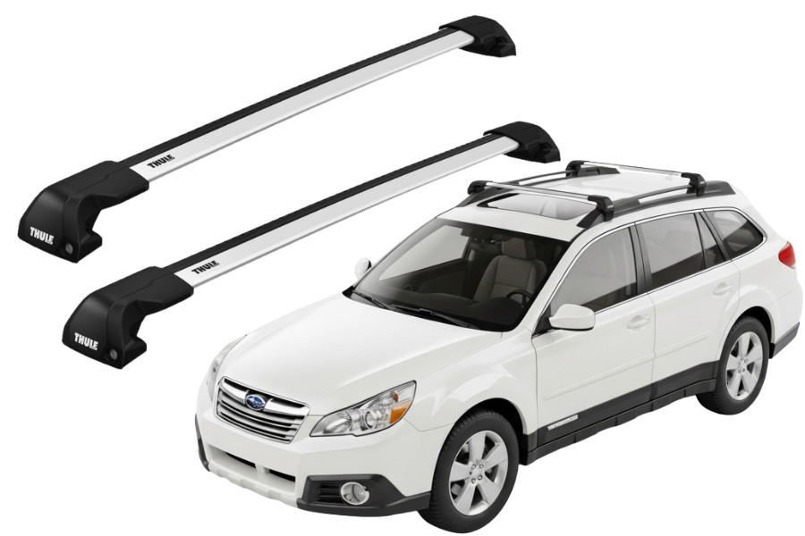 Barras THULE EDGE Flush para autos SUBARU Outback 2009 a 2014