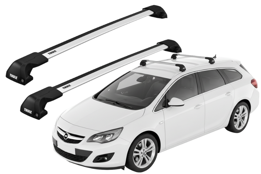 Barras THULE EDGE Flush para autos OPEL Astra Sports Tourer 2010 a 2015