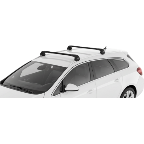 Barras THULE EDGE Flush para autos OPEL Astra Sports Tourer 2010 a 2015 negro