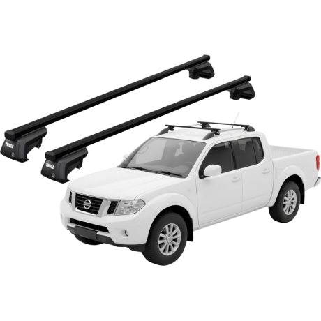Barras THULE EVO SquareBar para camioneta NISSAN Navara (D40) 2005 a 2015