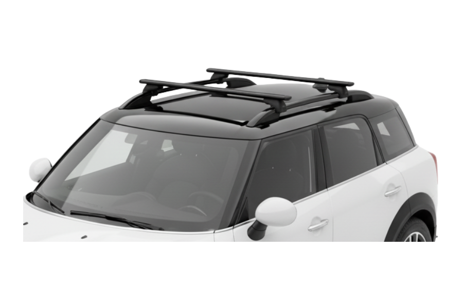 Barras THULE EVO WingBar para autos MINI Countryman (F60) desde 2017-2024 negro