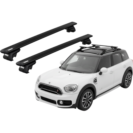 Barras THULE EVO WingBar para autos MINI Countryman (F60) desde 2017-2024 negro