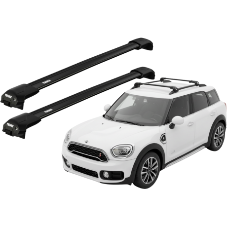 Barras THULE EDGE Flush para autos MINI Countryman (F60) desde 2017-2024 negro