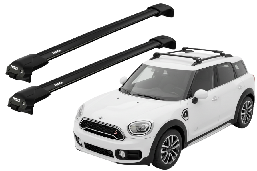 Barras THULE EDGE Flush para autos MINI Countryman (F60) desde 2017-2024 negro