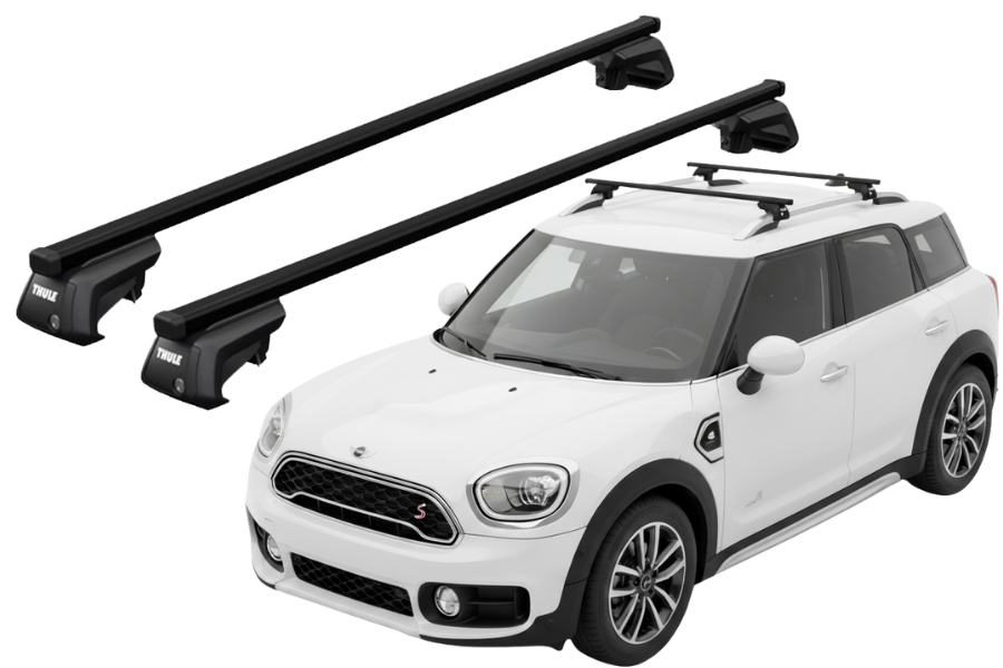 Barras THULE EVO SquareBar para autos MINI Countryman (F60) desde 2017-2024