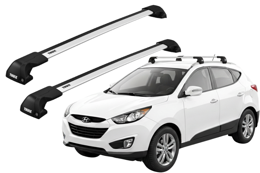 Barras THULE EDGE Flush para autos HYUNDAI ix35 2010 a 2015