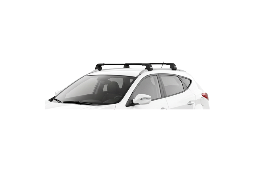 Barras THULE EDGE Flush para autos HYUNDAI ix35 2010 a 2015 negro
