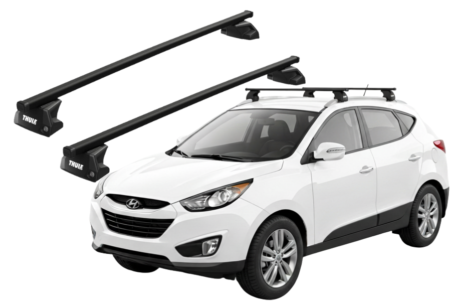 Barras THULE EVO SquareBar para autos HYUNDAI ix35 2010 a 2015