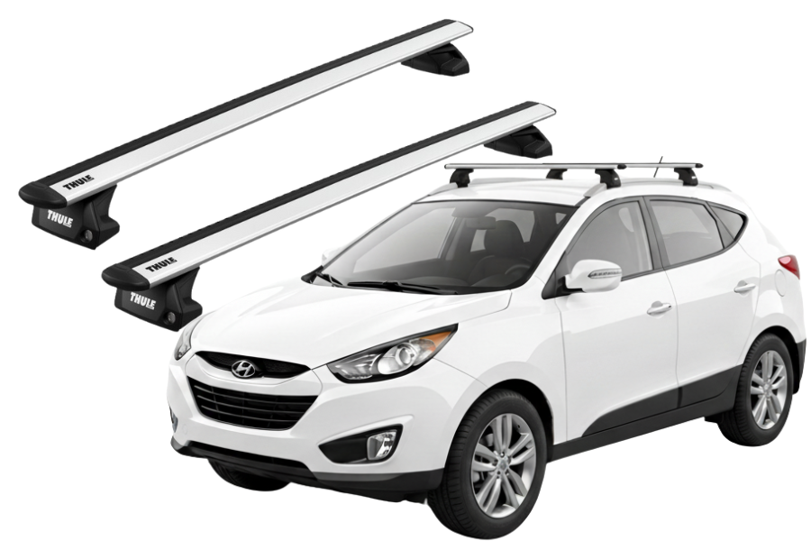 Barras THULE EVO WingBar para autos HYUNDAI ix35 2010 a 2015