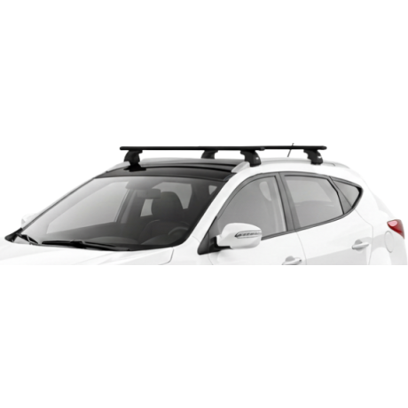 Barras THULE EVO WingBar para autos HYUNDAI ix35 2010 a 2015 negro