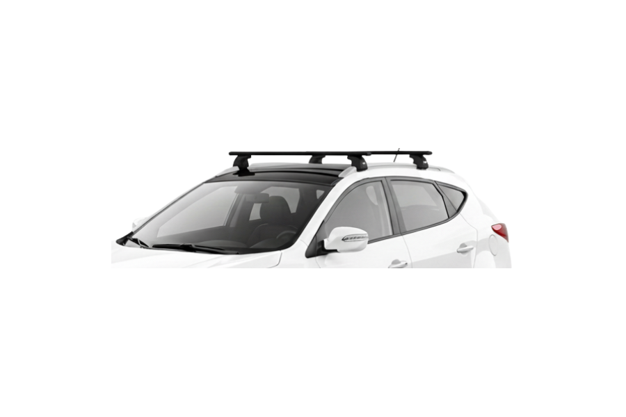 Barras THULE EVO WingBar para autos HYUNDAI ix35 2010 a 2015 negro