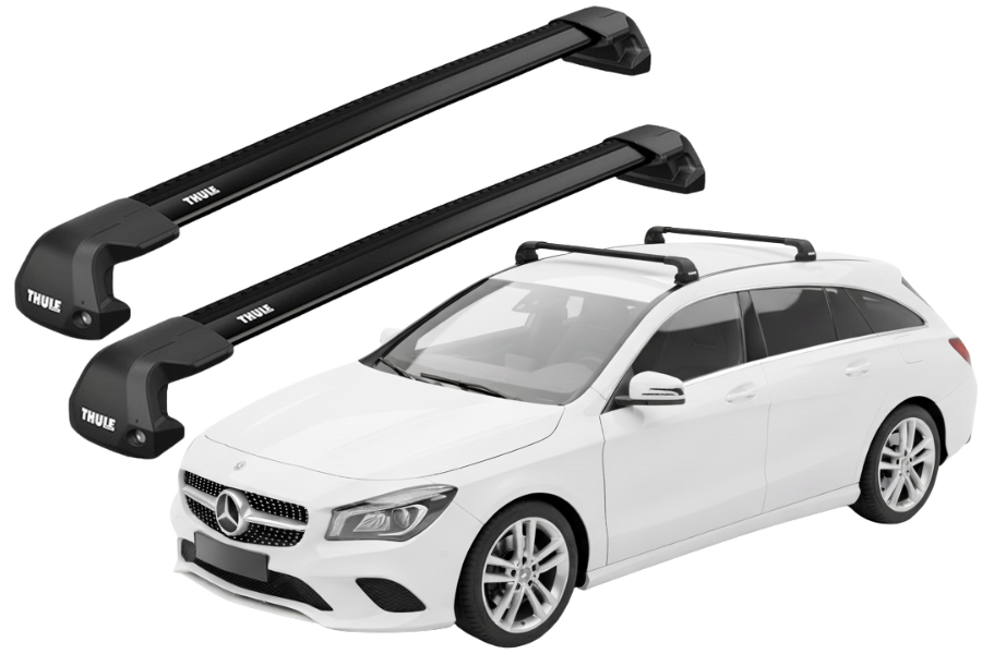 Barras Thule MERCEDES BENZ CLA 15-19 PF / EDGE Flush BLACK