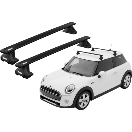 Barras THULE EVO WingBar para autos MINI Cooper desde 2014 - 2023 negro