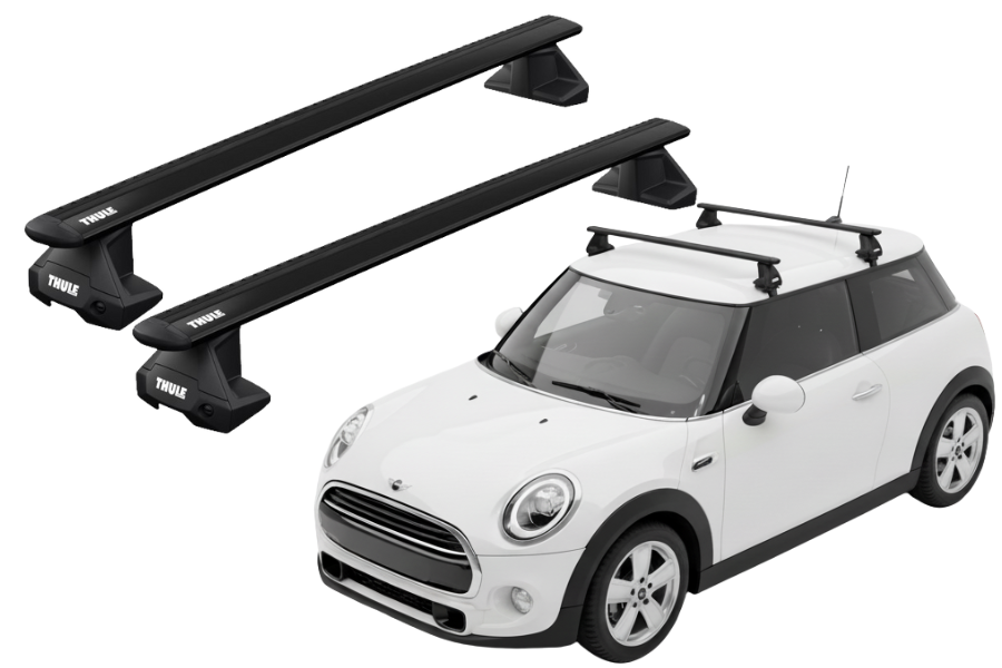 Barras THULE EVO WingBar para autos MINI Cooper desde 2014 - 2023 negro