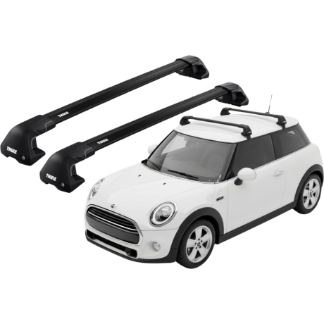 Barras THULE EDGE Flush para autos MINI Cooper desde 2014 - 2023 negro
