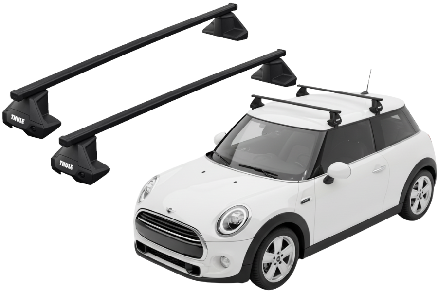 Barras THULE EVO SquareBar para autos MINI Cooper desde 2014 - 2023