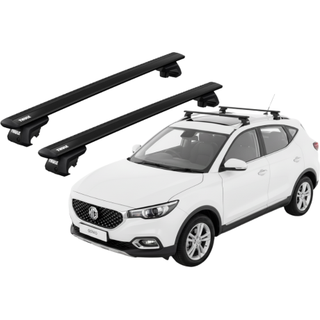 Barras THULE EVO WingBar para autos MG ZS desde 2018 - 2024 negro