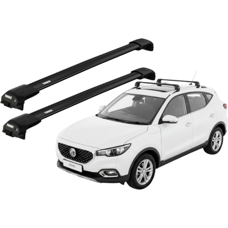 Barras THULE EDGE Flush para autos MG ZS desde 2018 - 2024 negro