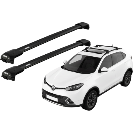 Barras THULE EDGE Flush para autos MG GS desde 2015 - 2019 negro