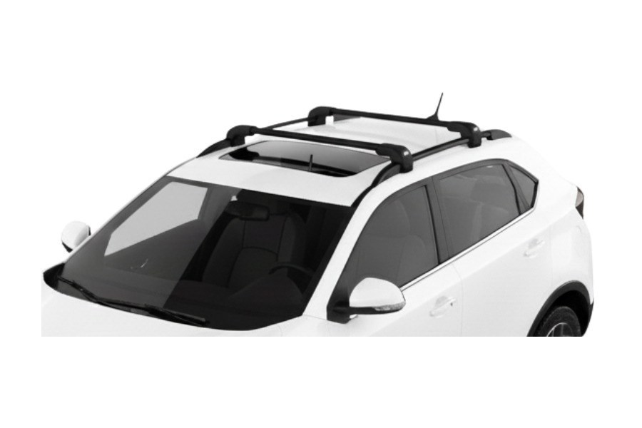 Barras THULE EDGE Flush para autos MG GS desde 2015 - 2019 negro