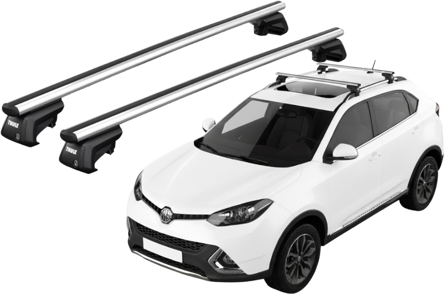 Barras THULE SmartRack XT AluBar para autos MG GS desde 2015 - 2019