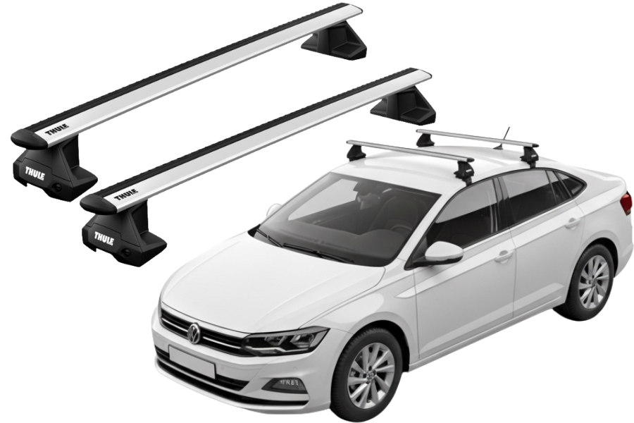 Barras THULE EVO WingBar para autos VOLKSWAGEN Virtus desde 2018