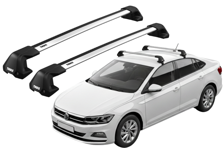 Barras THULE EDGE Flush para autos VOLKSWAGEN Virtus desde 2018