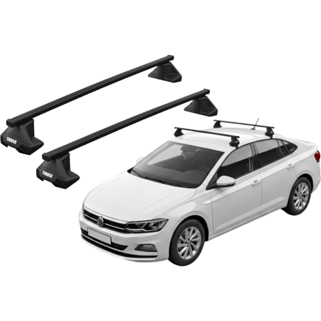 Barras THULE EVO SquareBar para autos VOLKSWAGEN Virtus desde 2018