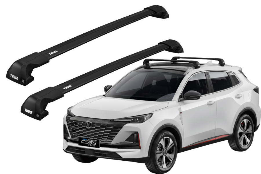 Barras THULE EDGE Flush para autos CHANGAN CS55 desde 2019 negro