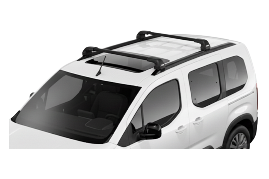 Barras Thule PEUGEOT Rifter 19- RA / EDGE Flush BLACK