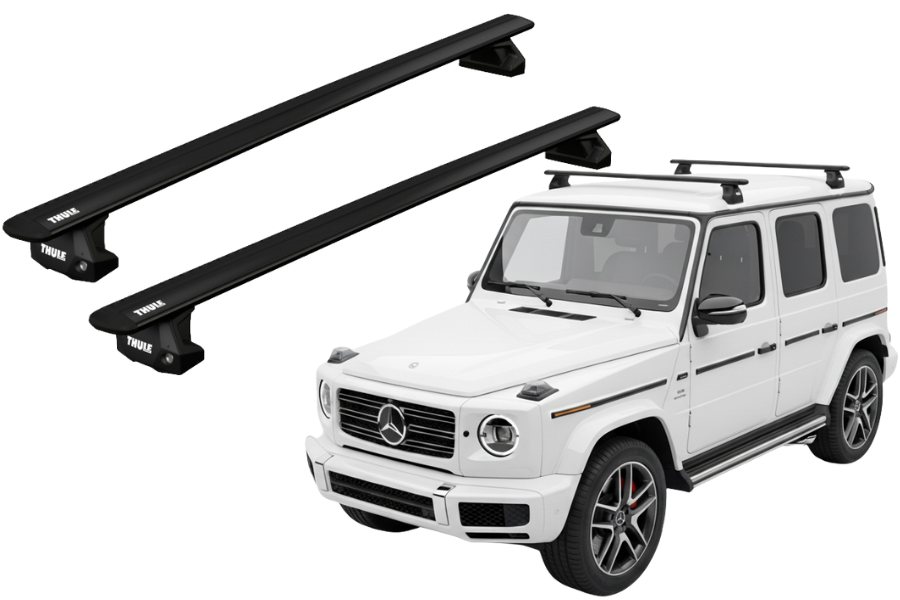 Barras THULE EVO WingBar para autos MERCEDES BENZ G-Class desde 2019 negro