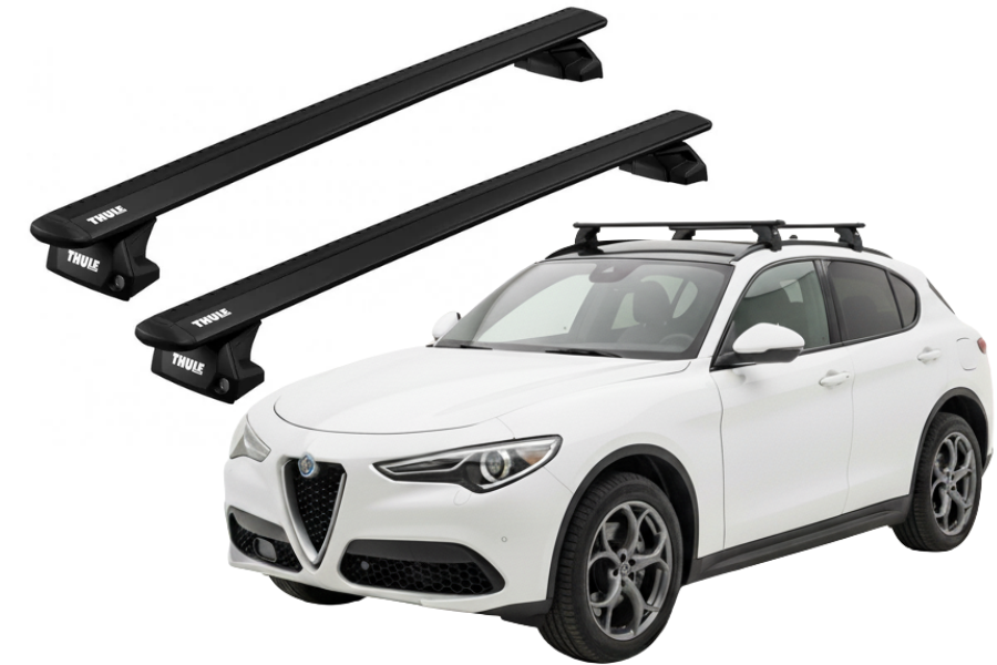 Barras Thule ALFA ROMEO Stelvio 17- RA / WingB EVO BK