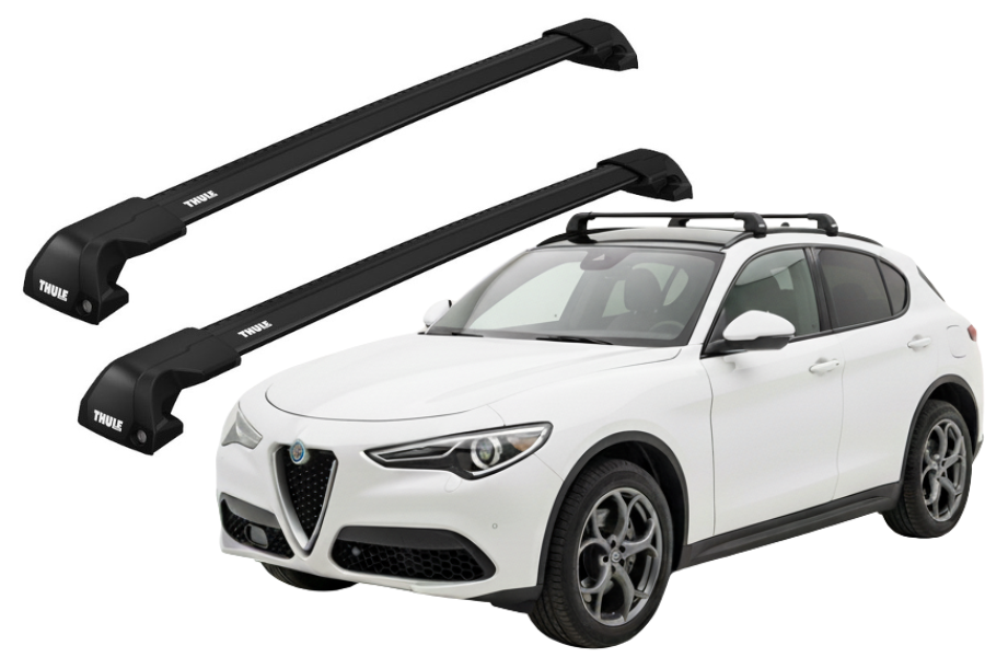 Barras Thule ALFA ROMEO Stelvio 17- RA / EDGE Flush BK